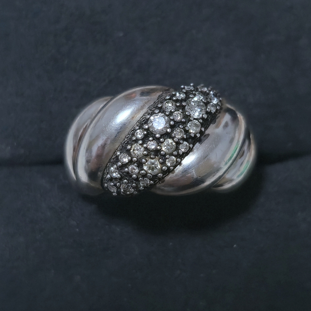 David Yurman Diamond Midnight Melange Ring 795$